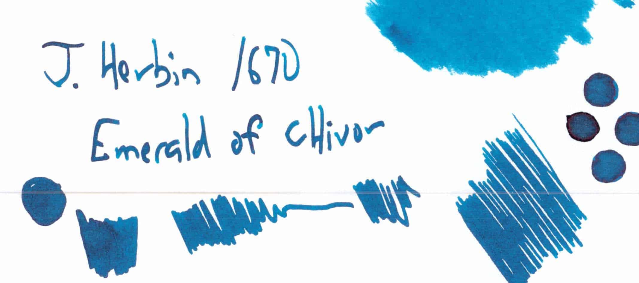 J. Herbin Emerald of Chivor Fountain Pen Ink